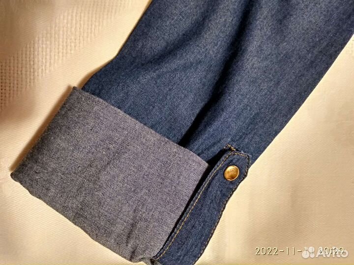 Платье на девочку джинсовое на 134