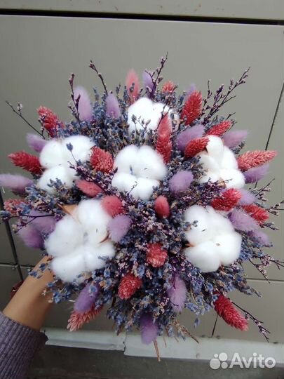 Букеты и композиции из сухоцветов на заказ