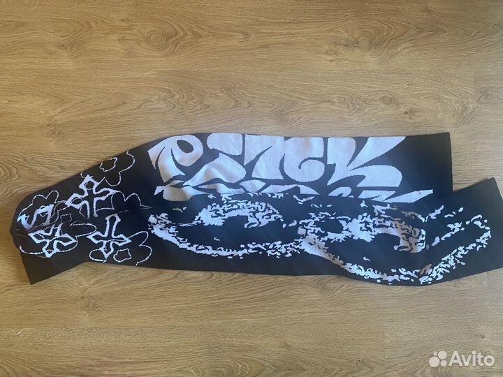 Шарф дрейн, dead inside, унисекс теплый, длинный