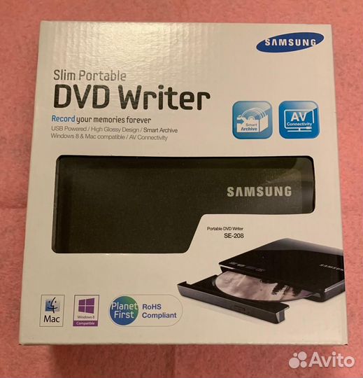 Samsung DVD-RW привод slim