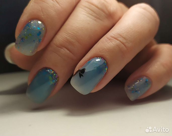 Маникюр+покрытие+дизайн за 1ч5мин