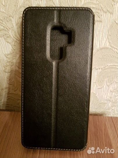 Кожаный чехол-книжка на samsung S 9+