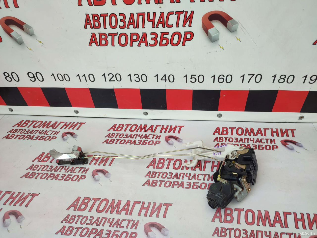 Замок двери задний правый Санта фе 1 00-12г