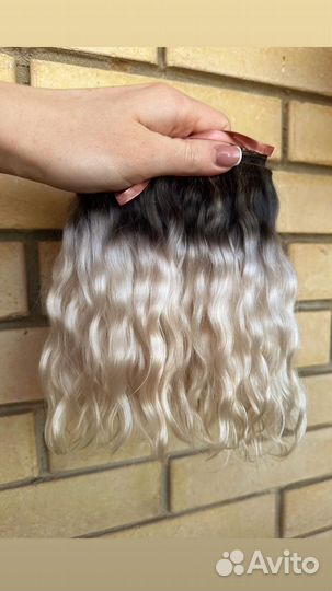 Волосы трессы для кукол из козы