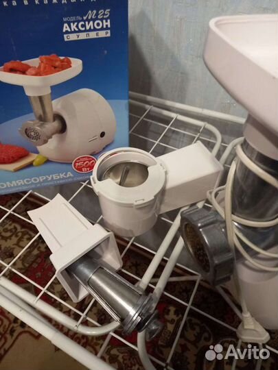 Электромясорубка аксион М25