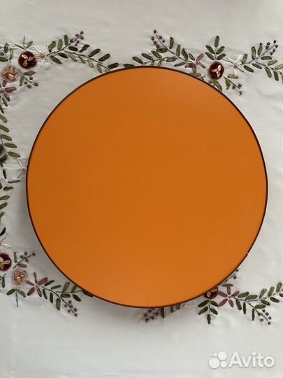 Блюдо вращающееся оранжевое