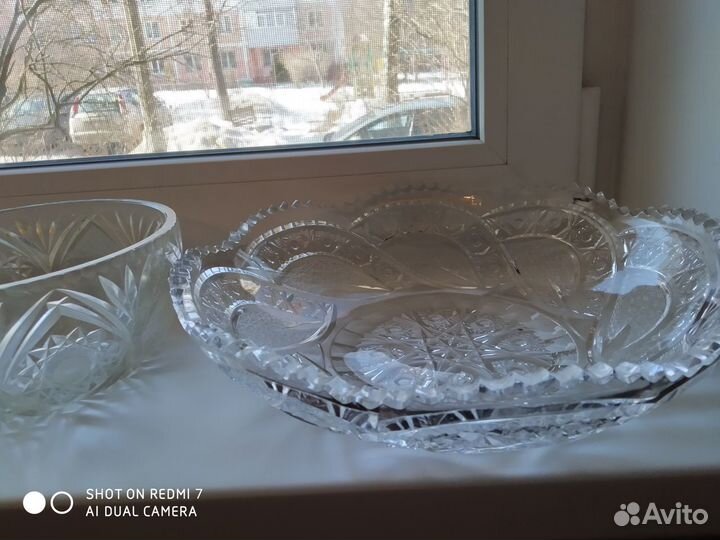 Хрусталь. Вазы, салатницы