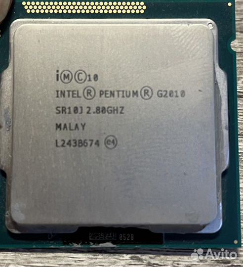 Процессор intel pentium