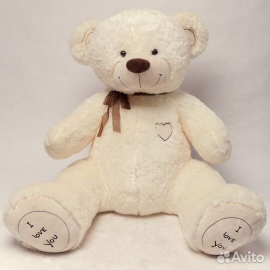 Плюшевый мишка Томас 180 см (молочный)