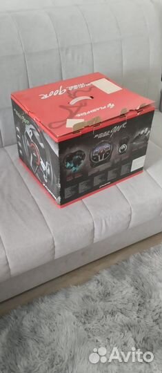 Игровой руль с педалями и коробкой передач