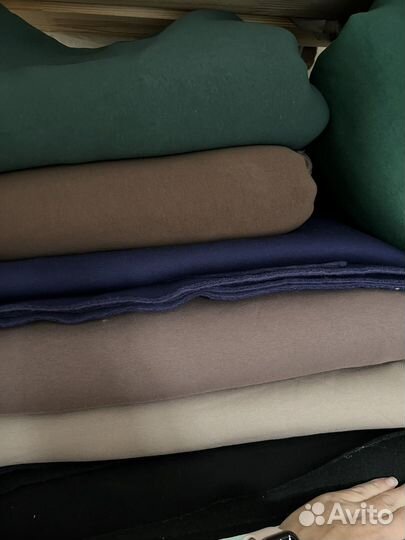 Ткань футер 3х нитка начес (отрезы)