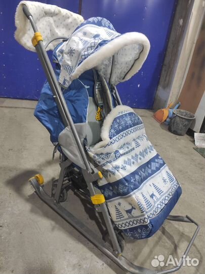 Санки коляска ника