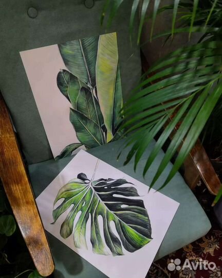 Авторский ботанический постер