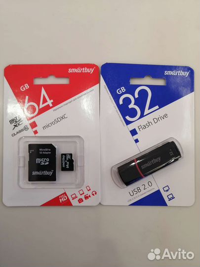 Usb, microsdxc флешки Smartbuy, на 32, 64
