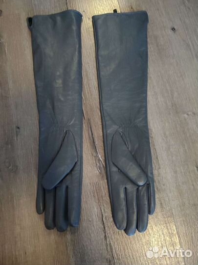 Перчатки женские кожаные новые
