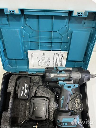 Гайковерт аккумуляторный 18v 5.0ah makita 3000нм