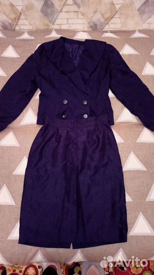Костюм пиджак и юбка S