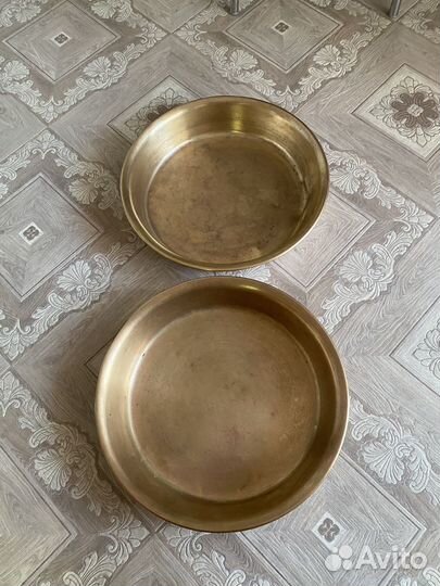 Латунный таз