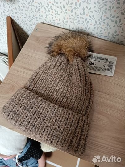 Шапка вязанная женская