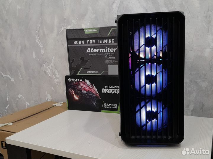 Игровой компьютер 12ядер/24 потока/16g/512g/RX580
