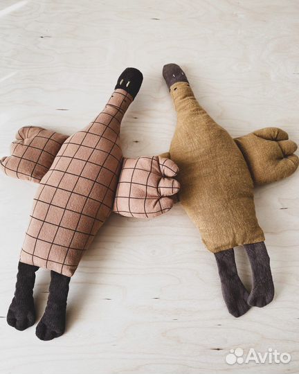 Гусь текстильный ручная работа игрушка