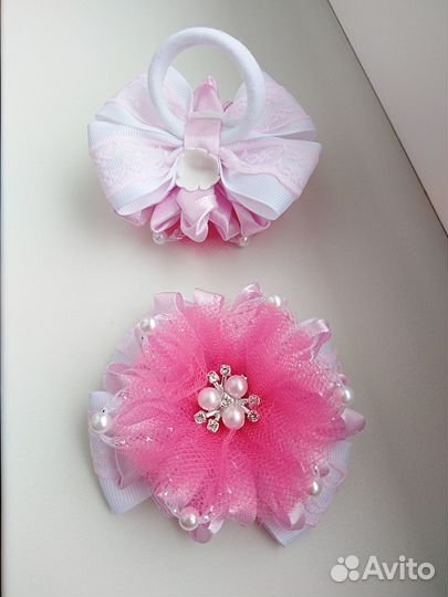 Банты нарядные ручной работы, цена за пару