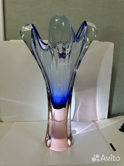 Ваза чешский хрусталь СССР
