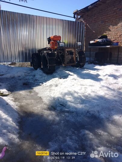 Самодельный гусеничный трактор