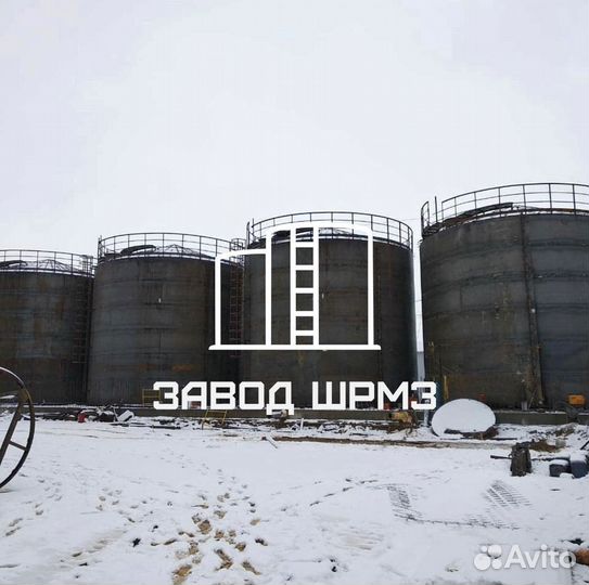 Резервуар вертикальный стальной 700 кубов