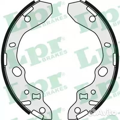 Колодки тормозные барабанные