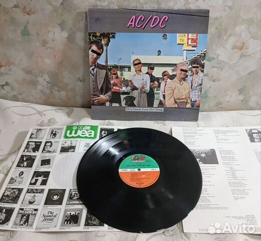 AC/DC Dirty Deeds Done Dirt Cheap 1976 Germany LP