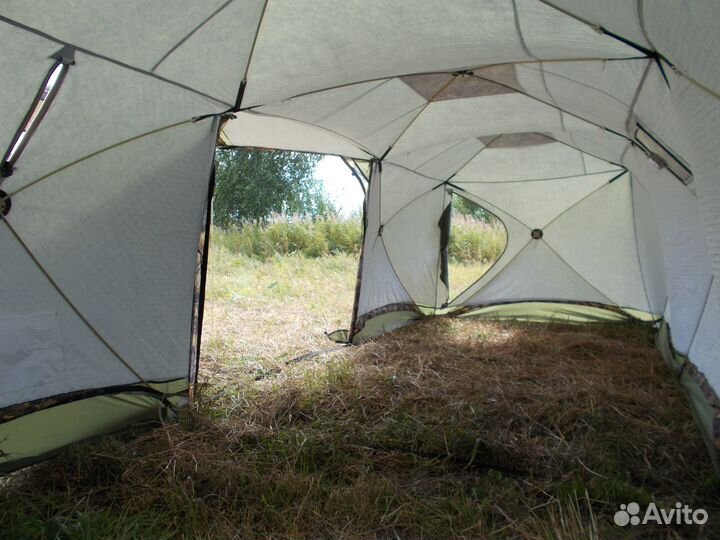 Палатка Куб 2,20-3К,3-сл+отст Уралзонт