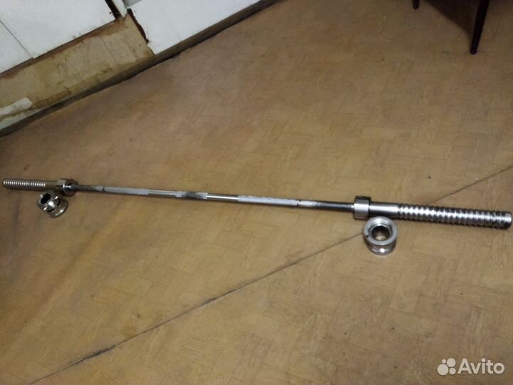 Грифы олимпийские, блины обрезиненные