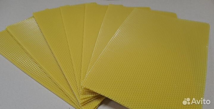 Вощина для пчёл натуральная собственного произв