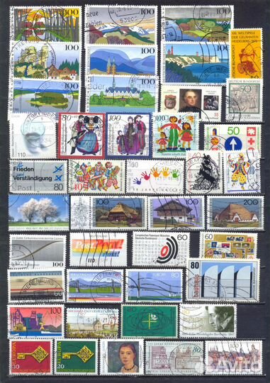 Марки Германии 490 штук кучей