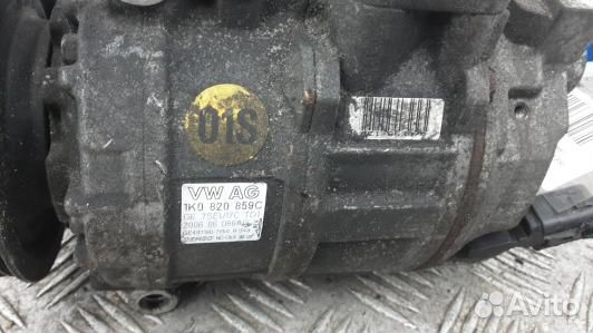 Компрессор кондиционера бензиновый volkswagen pass