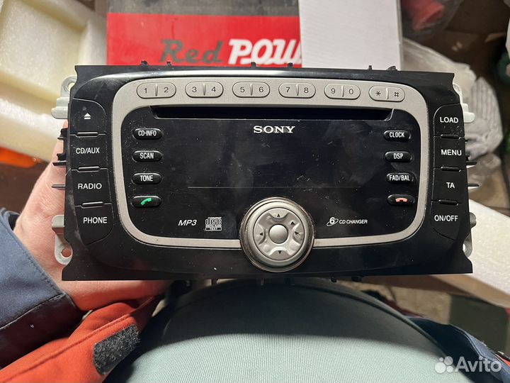 Магнитола ford focus 2 sony 6cd