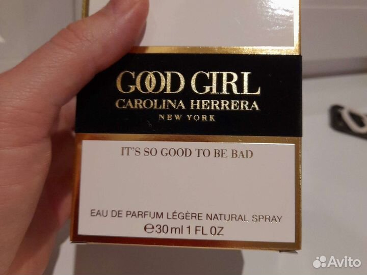 Флакон от духов good girl туфелька