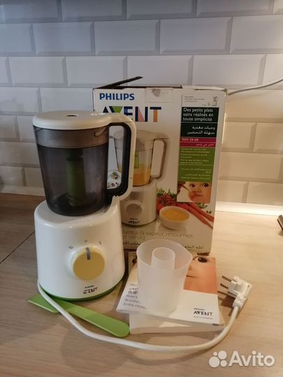 Пароварка блендер philips avent 2 в 1