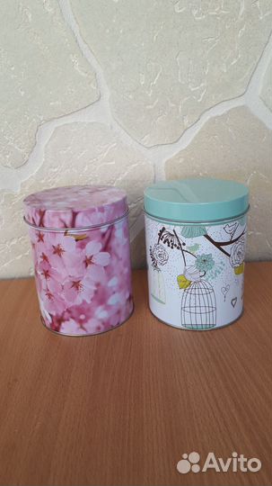 Жестяные банки для чая и кофе