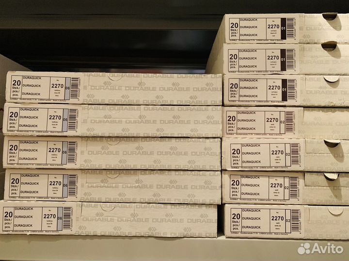 Папки с клипсами Durable Duraquick