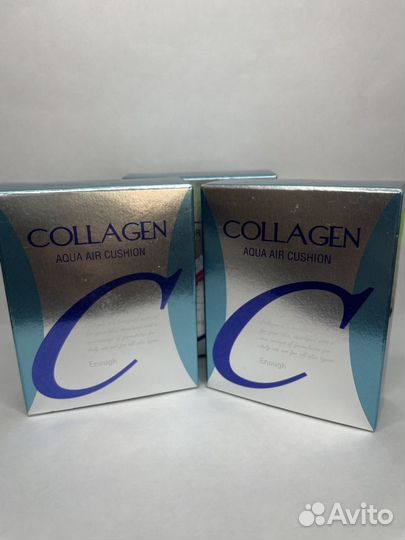 Пудра компактная для лица Collagen Корея