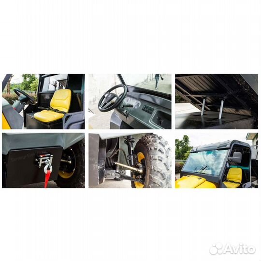 Электрогрузовик KXU-22 UTV 6X4 (72v 180ah)