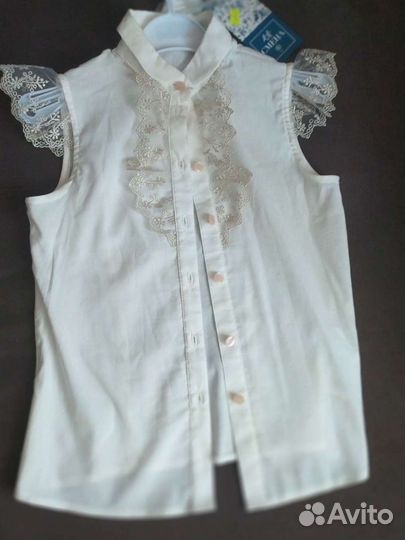 Праздничная блузка на девочку новая
