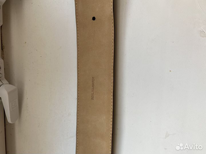 Мужской кожаный ремень tantal alligator