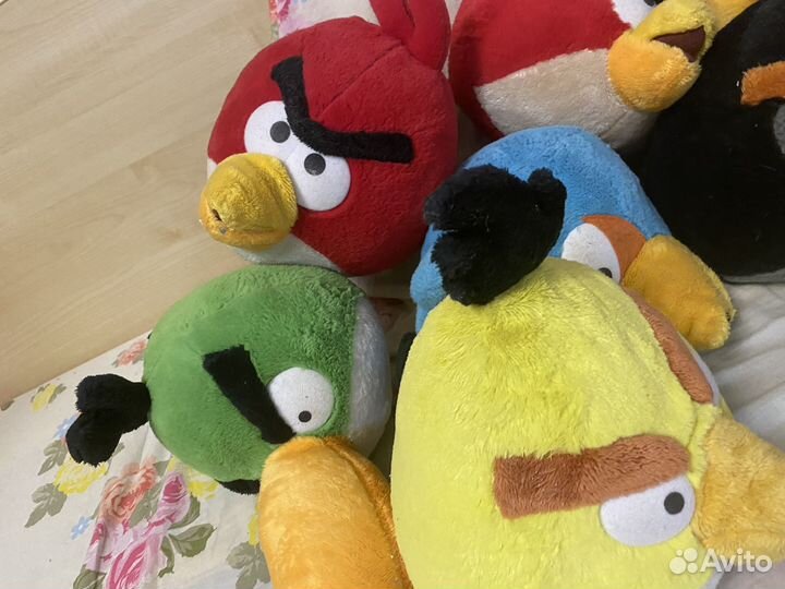 Angry birds игрушки мягкие