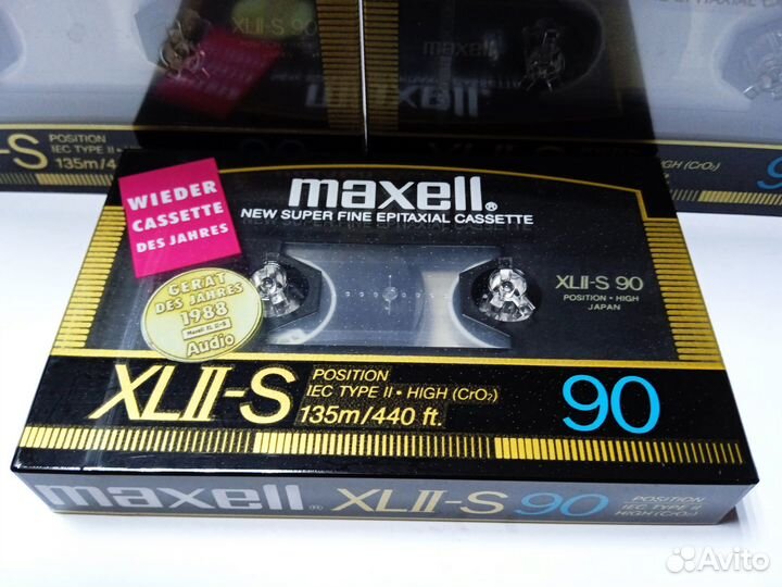Аудиокассеты запечатанные Maxell XL II, TDK SA