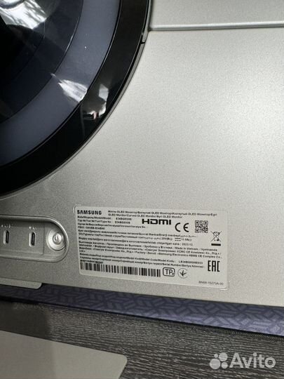 Монитор Samsung Odyssey oled G8 S34BG850SI 34