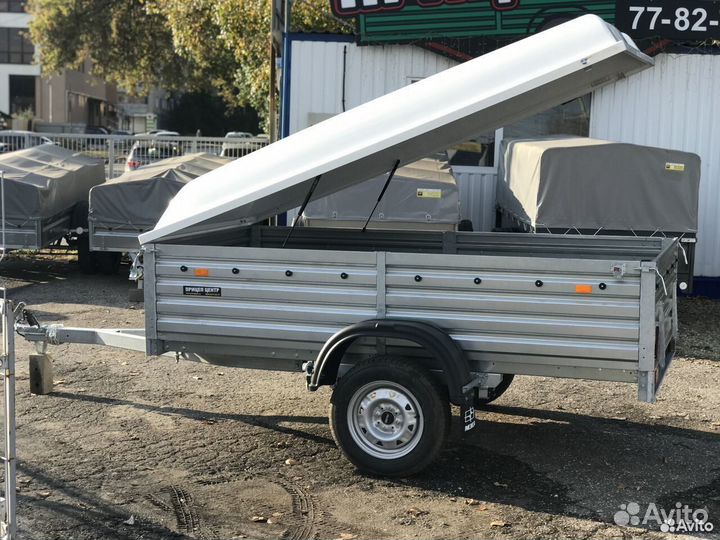 Прицеп Мзса 817701.024, 2.5х1.3 м., с крышкой