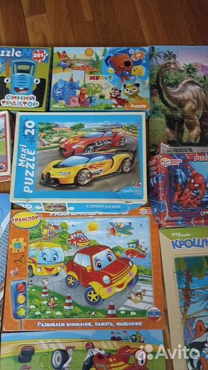 Пазлы для мальчика 3-5 лет